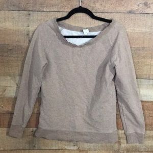 Gap Wide neck vintage look sweatshirt